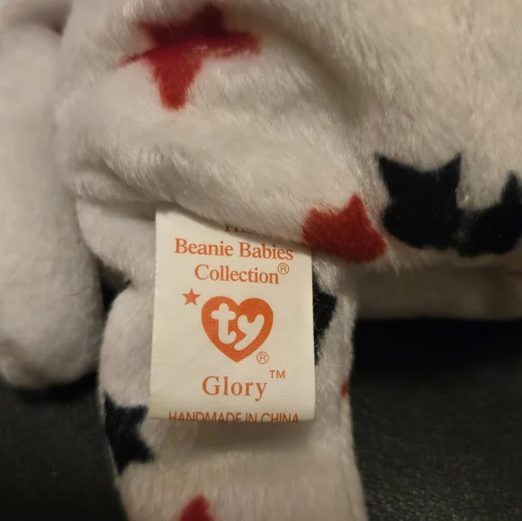 Ty Glory the Bear Plush Toy - 4188 TAG ERRORS